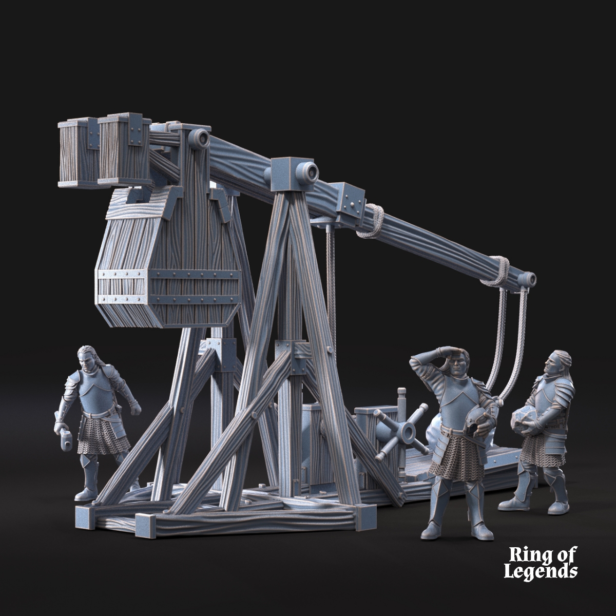 Grey Castle Trebuchet with Dotation | Grey Castle | Ring of Legends